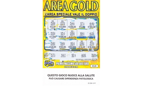 AREA GOLD (CC88-047)  Nu. Catalogo - 5-194