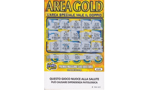 AREA GOLD (FF80-029)  Nu. Catalogo - 5-207