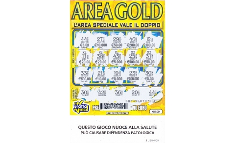 AREA GOLD (JJ28-008)  Nu. Catalogo - 5-200