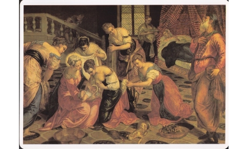 Tintoretto - La nascita di San Giovanni Battista 1554 ca.