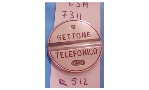 Get.Tel.-7311 -(a512)  Gettoni Telefonici E.S.M.