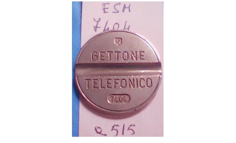 Get.Tel.-7404 -(a515)  Gettoni Telefonici E.S.M.
