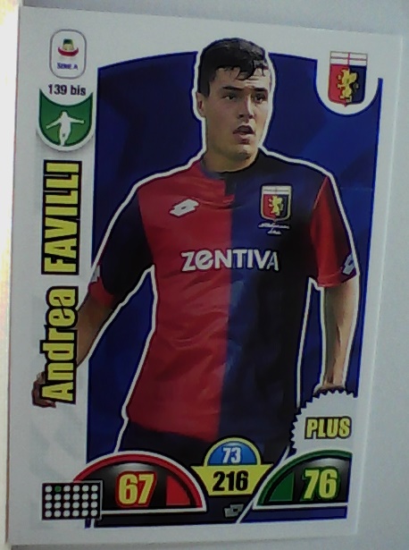 139 bis - Andrea FAVILLI- XL Adrenalyn 2018/19 calciatori Panini