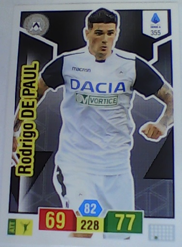 355 - Rodrigo De Paul - XL Adrenalyn 2019/20 calciatori Panini