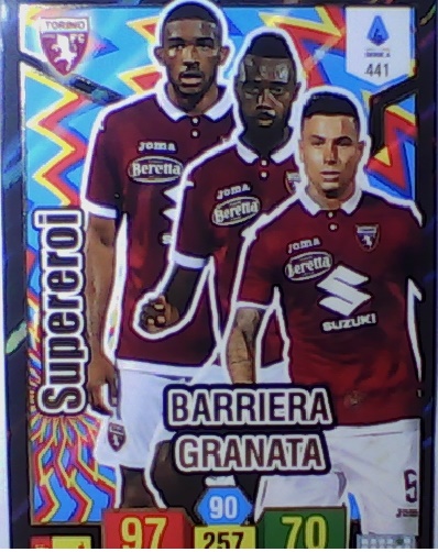 441 - Barriera Granata - XL Adrenalyn 2019/20 calciatori Panini