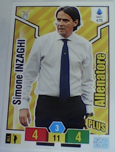 479- Simone Inzaghi - XL Adrenalyn 2019/20 calciatori Panini