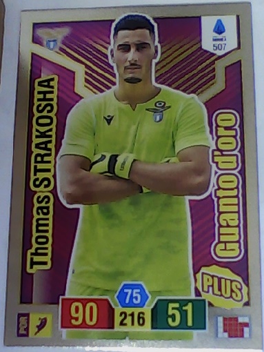 507 - Thomas Strakosha - XL Adrenalyn 2019/20 calciatori Panini