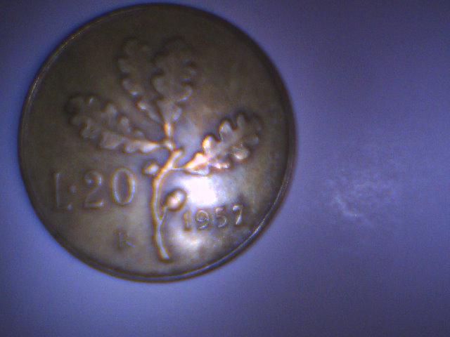- Lire 20 -1957 - (a1) 7 Largo