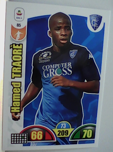 085 - Hamed TRAORE'- XL Adrenalyn 2018/19 calciatori Panini