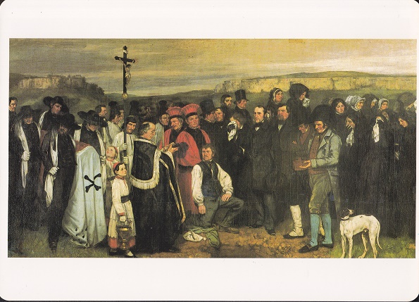 Courbet Gustave - Funerale a Ornans