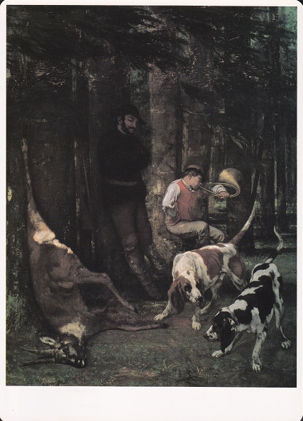 Courbet Gustave - Il pasto dei cani