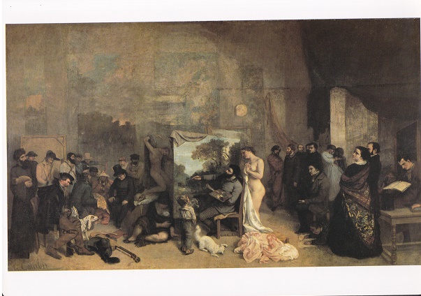 Courbet Gustave - L'Atelier del pittore