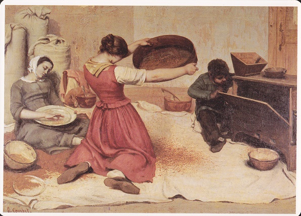 Courbet Gustave - Le Setacciatrici di grano