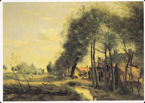 Corot Jean-Baptiste-Camille - La strada di Sin-Le-Noble