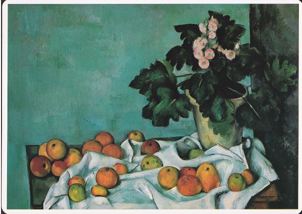 Czanne Paul - Frutta con gerani