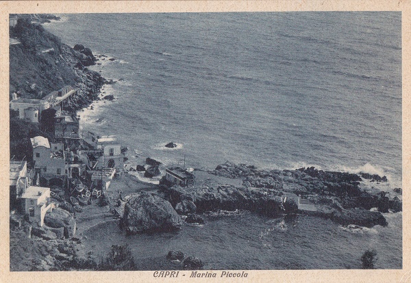 Capri (ca24-10) Marina Piccola - Viaggiata 1936