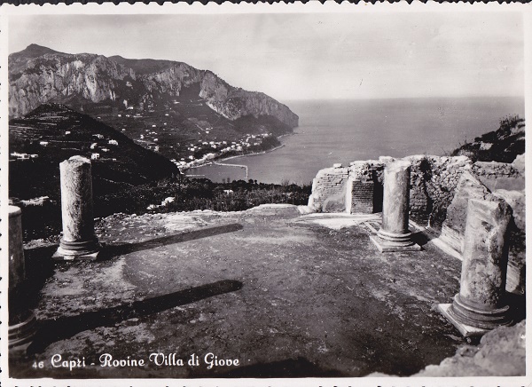 Capri (ca24-31) Villa di Giove - NV - 1954