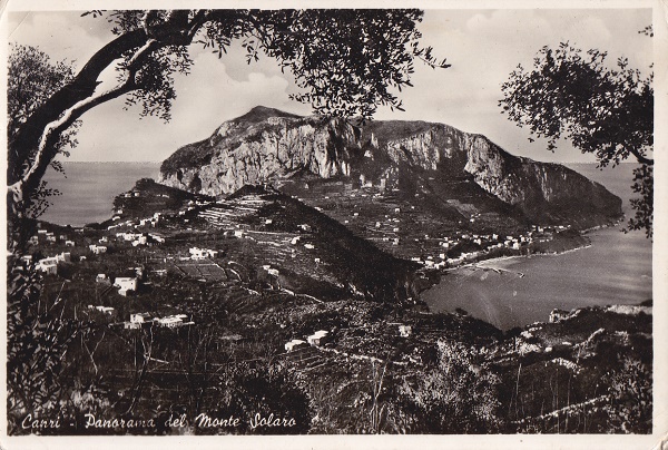 Capri (ca24-41) Panorama - Viaggiata 1962