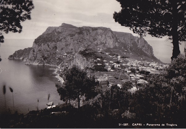Capri (ca24-45) Panorama - Viaggiata 1952