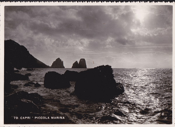 Capri (ca24-48) Piccola Marina - Viaggiata 1950