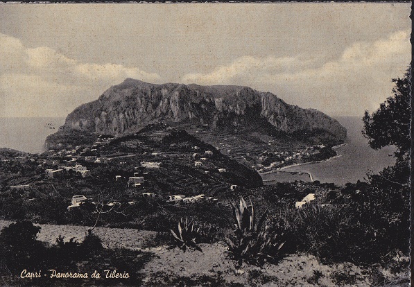Capri (ca24-60) Panorama - Viaggiata 1957
