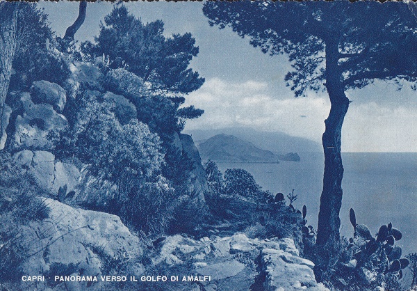 Capri (ca24-61) Panorama - Viaggiata 1951