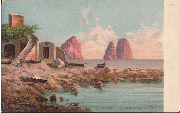 Capri (ca24-62) Marina e Faraglioni - NV