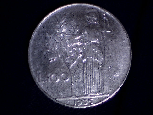 Lire 100 1955 - (a11)