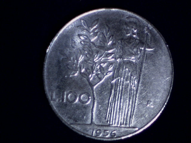 Lire 100 1956 - (a18)