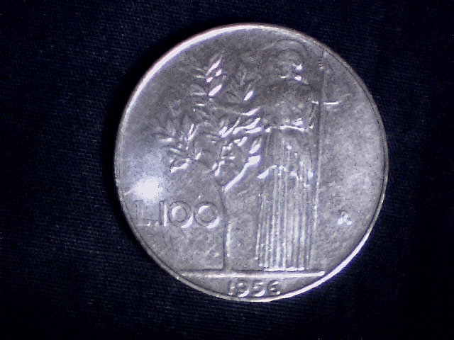 Lire 100 1956 - (a22)