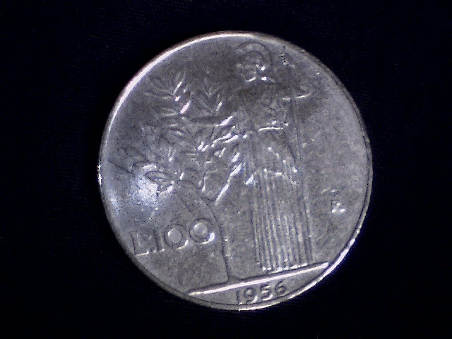 Lire 100 1956 - (a25)