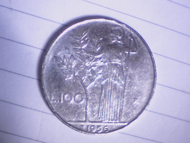 Lire 100 1956 - (a5)