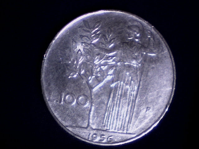 Lire 100 1956 - (a8)