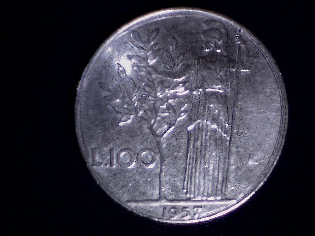 Lire 100 1957 - (a14)