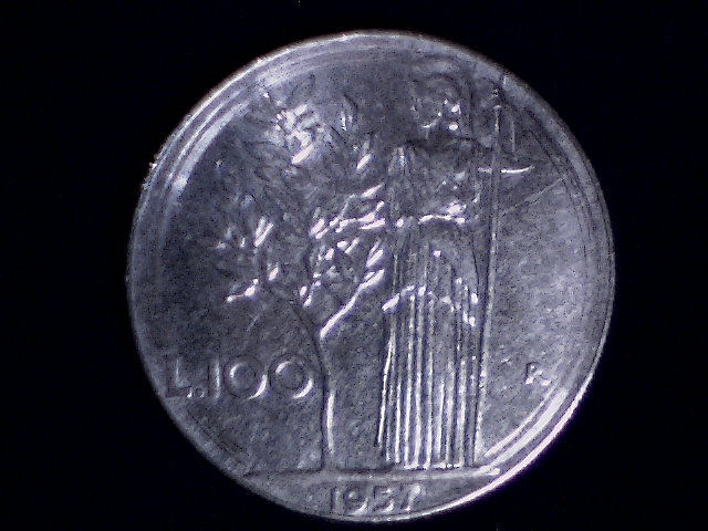 Lire 100 1957 - (a15)