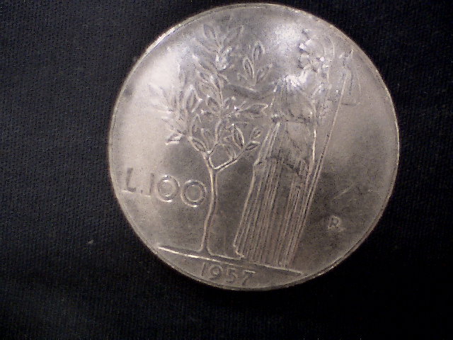 Lire 100 1957 - (a32)