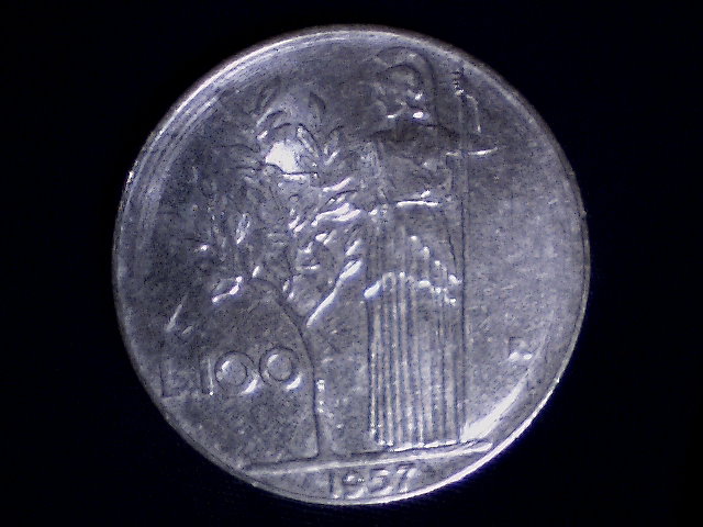 Lire 100 1957 - (a8)