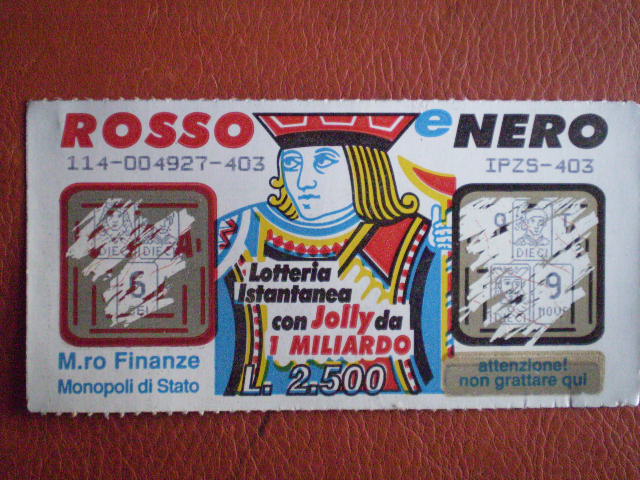 Rosso e nero-lotto 114