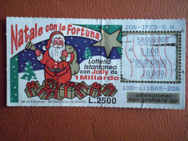 Natale con la fortuna-lotto 100