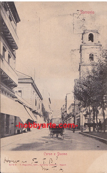 Sorrento (so-115) il Corso - Viaggiata 1906 ?