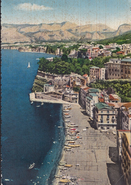 Sorrento (so24-41) Marina Grande - Viaggiata 1955