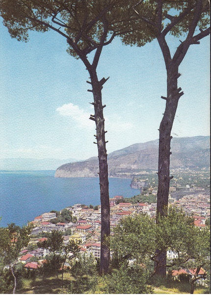 Sorrento (so22-0001) Panorama - Viaggiata 1962