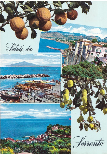 Sorrento (so23-0019) Vedutine - Viaggiata 1962 ?