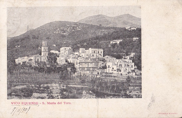 Vico Equense (so-0015) S. Maria del Toro - Viaggiata 1907