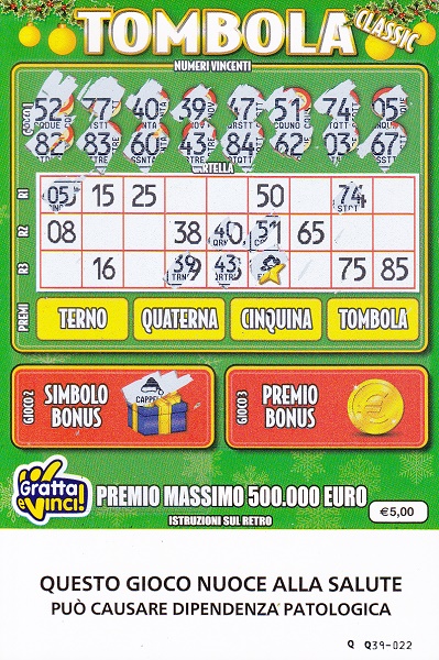 Tombola Classic (QQ39-022) 3091