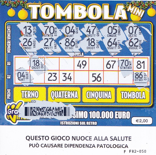 Tombola MINI (FF82-050) 3090