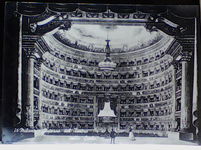 Milano - Interno del Teatro alla Scala