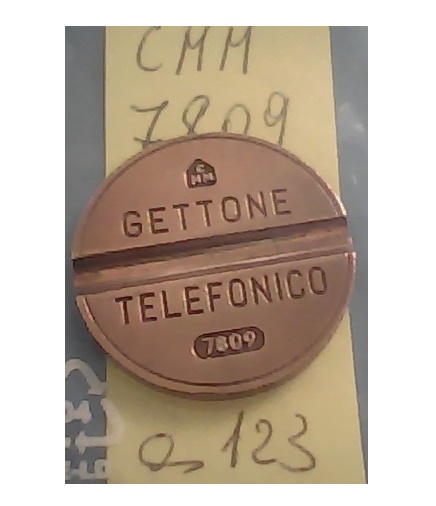 Get.Tel.-7809 (a123) Gettoni Telefonici C.M.M.