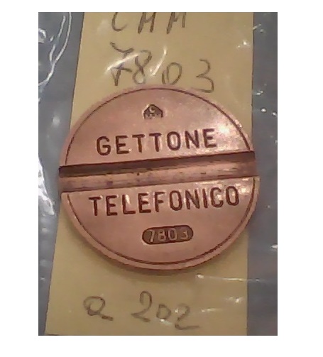 Get.Tel.-7803 (a202) Gettoni Telefonici C.M.M.