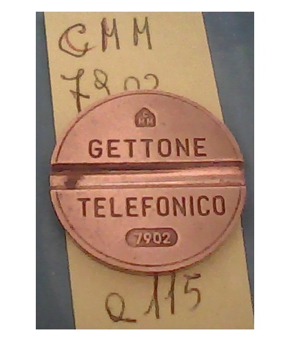 Get.Tel.-7902 (a115) Gettoni Telefonici C.M.M.